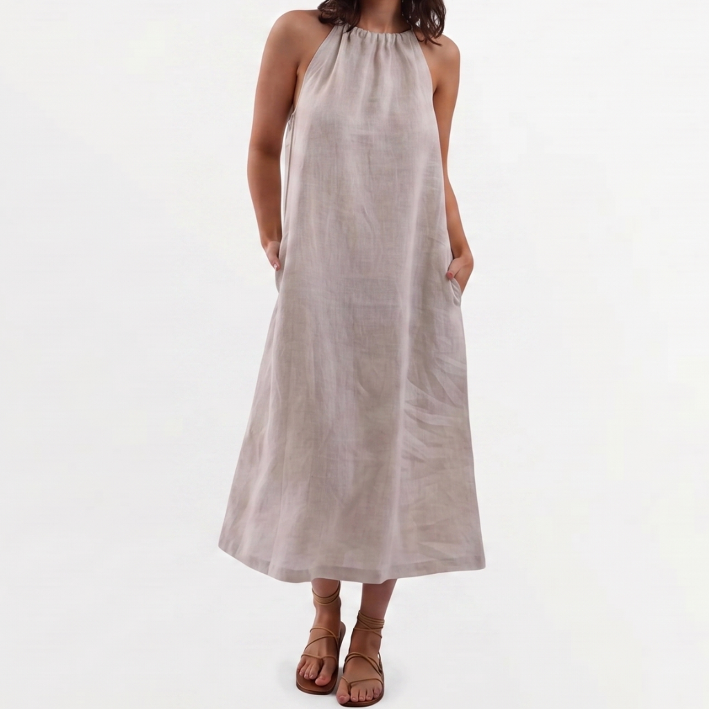 Women’s elegant linen dress