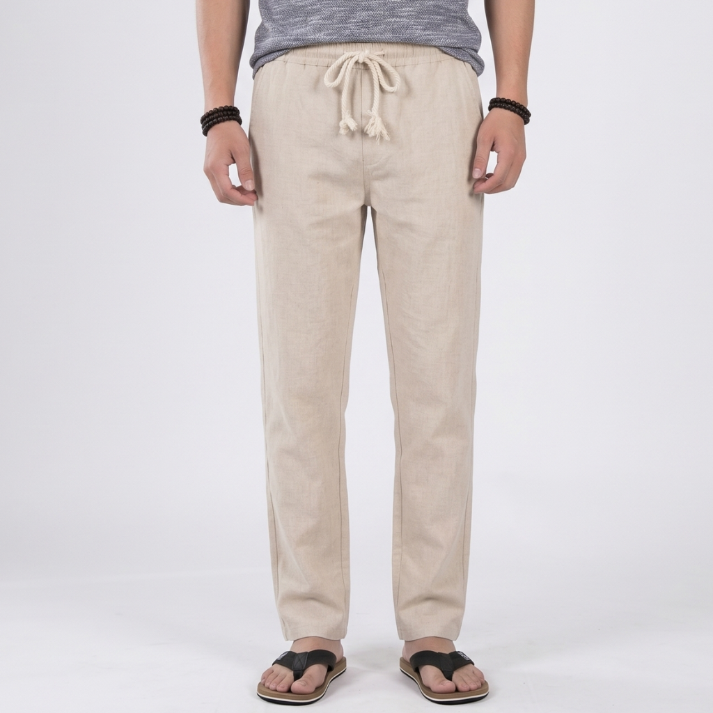 Men’s breathable linen pants
