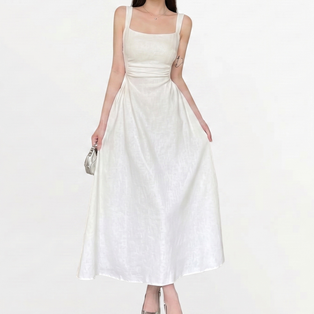 Women’s elegant white dress